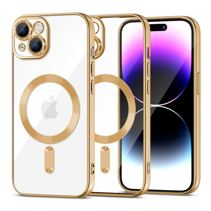 Tech-Protect MagShine Line MagSafe dėklas iPhone 15 - auksinis