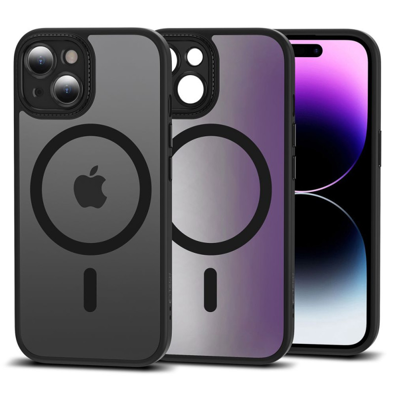 Tech-Protect MagMat Cam+ MagSafe dėklas iPhone 15 - matinė juoda