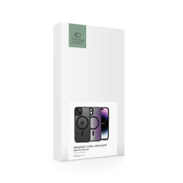 Tech-Protect MagMat Cam+ MagSafe dėklas iPhone 15 - matinė juoda