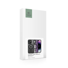 Tech-Protect MagMat Cam+ MagSafe dėklas skirtas iPhone 15 Pro Max - matinė juoda