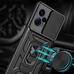 Tech-Protect CamShield Pro dėklas, skirtas Xiaomi Poco F5 - juodas