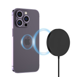 Tech-Protect QI15W-A30 indukcinis įkroviklis su MagSafe su USB-C laidu - juodas