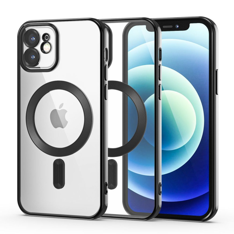 Tech-Protect MagShine Line MagSafe dėklas iPhone 12 mini - juodas