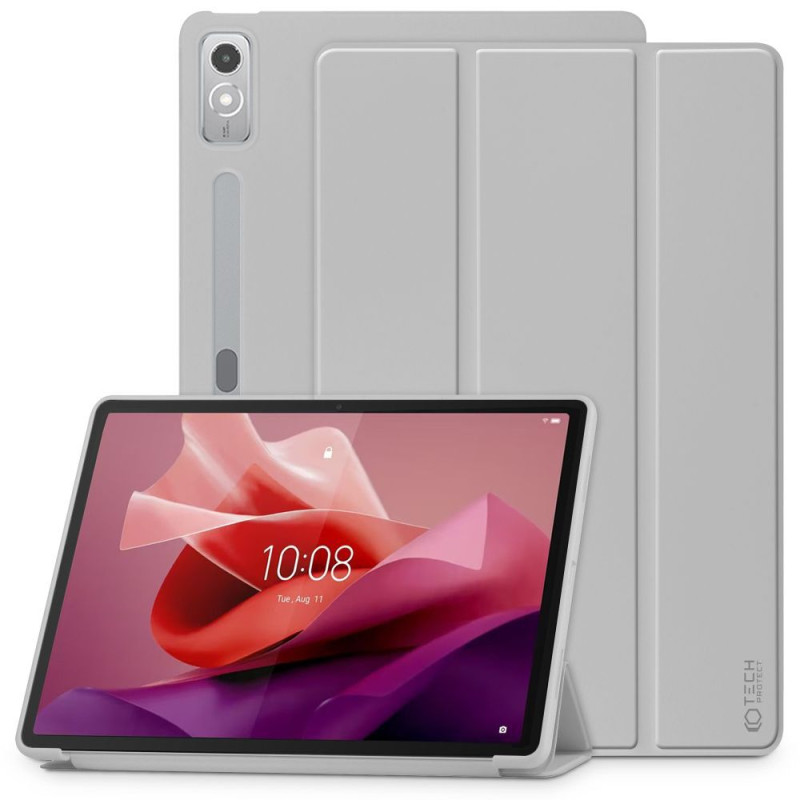Tech-Protect SmartCase dėklas, skirtas Lenovo Tab P12 12,7" TB-370 - pilkas