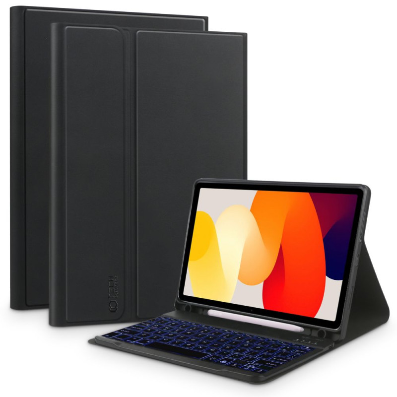 Tech-Protect SC Pen + klaviatūros dėklas su klaviatūra, skirtas Xiaomi Redmi Pad SE 11" - juodas