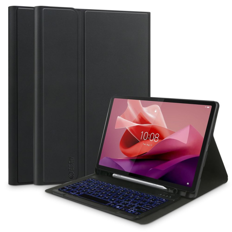 Tech-Protect SC Pen + klaviatūros dėklas su klaviatūra, skirtas Lenovo Tab P12 12,7" TB-370 - juodas