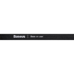 „Baseus Rainbow Circle“ kabliukas ir kilpa dirželiai - Velcro juosta, Velcro kabelio laikiklis 1 m juodas (ACMGT-E01)