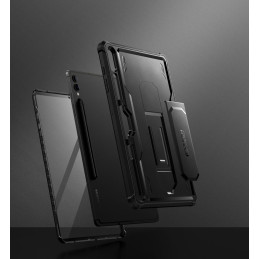 Tech-Protect Kevlar Pro dėklas, skirtas Samsung Galaxy Tab S9+ 12,4" X810 / X816B - juodas