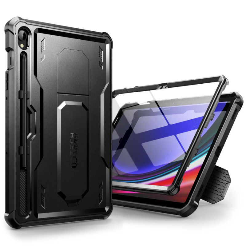 Tech-Protect Kevlar Pro dėklas, skirtas Samsung Galaxy Tab S9 11" X710 / X716B - juodas