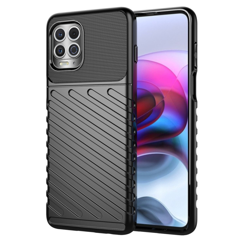 Thunder Case lankstus šarvuotas dangtelis, skirtas Motorola Moto G100 / Edge S juodas