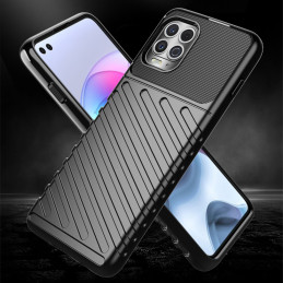 Thunder Case lankstus šarvuotas dangtelis, skirtas Motorola Moto G100 / Edge S juodas