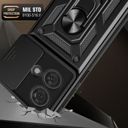 Tech-Protect CamShield Pro dėklas, skirtas Motorola Edge 40 Neo - juodas