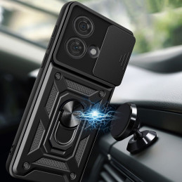 Tech-Protect CamShield Pro dėklas, skirtas Motorola Edge 40 Neo - juodas