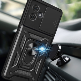Tech-Protect CamShield Pro dėklas, skirtas Motorola Moto G54 5G / G54 5G Power Edition – juodas