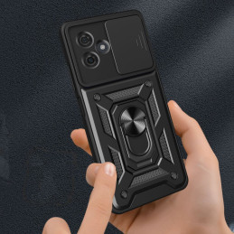 Tech-Protect CamShield Pro dėklas, skirtas Motorola Moto G54 5G / G54 5G Power Edition – juodas