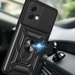 Tech-Protect CamShield Pro dėklas, skirtas Motorola Moto G84 5G - juodas