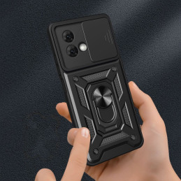 Tech-Protect CamShield Pro dėklas, skirtas Motorola Moto G84 5G - juodas