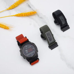 Tech-Protect Scout dirželis, skirtas Garmin Fenix 3 / 5X / 3HR / 5X Plus / 6X / 6X Pro / 7X - juodas