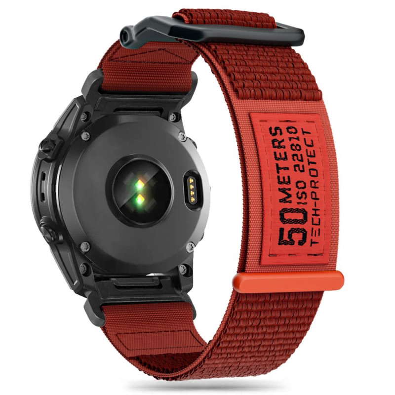 Tech-Protect Scout dirželis, skirtas Garmin Fenix 3 / 5X / 3HR / 5X Plus / 6X / 6X Pro / 7X - oranžinė