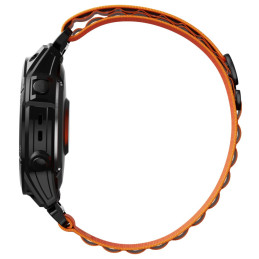 Tech-Protect Nylon Pro dirželis, skirtas Garmin Fenix 3 / 5X / 3HR / 5X Plus / 6X / 6X Pro / 7X - oranžinė