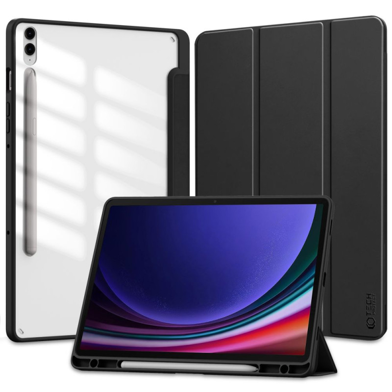 Tech-Protect SC Pen hibridinis dėklas, skirtas Samsung Galaxy Tab S9 FE+ 12,4" X610 / X616B - juodas