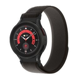 Tech-Protect nailoninis dirželis, skirtas Samsung Galaxy Watch 4/ 5/ 5 Pro/ 6/ 7/ FE – juoda ir oranžinė