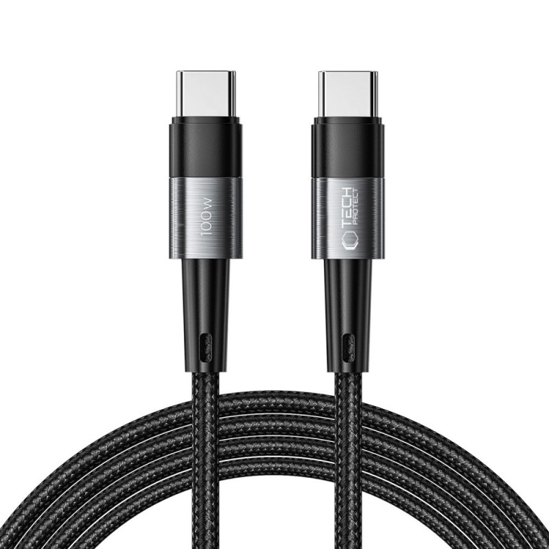 Tech-Protect UltraBoost USB-C / USB-C PD laidas 100W 5A 2m - pilkas