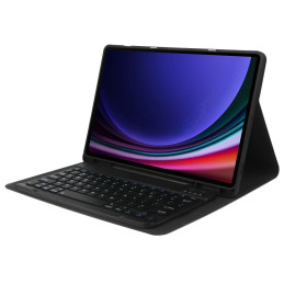 Tech-Protect SC Pen + klaviatūros dėklas su klaviatūra, skirtas Samsung Galaxy Tab S9 FE 10,9" X510 / X516B - juodas