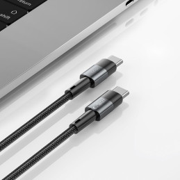 Tech-Protect UltraBoost USB-C / USB-C PD laidas 100W 5A 0,25m - pilkas