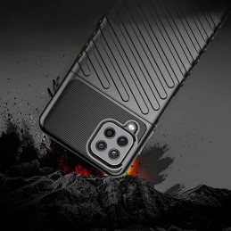 Thunder Case lankstus šarvuotas dėklas Samsung Galaxy A22 4G juodas