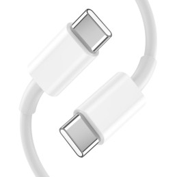 Tech-Protect C20W 2x USB-C PD 20W tinklo įkroviklis su USB-C / USB-C laidu - baltas