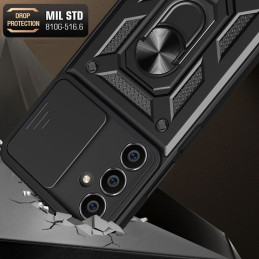 Tech-Protect CamShield Pro dėklas, skirtas Samsung Galaxy S23 FE - juodas