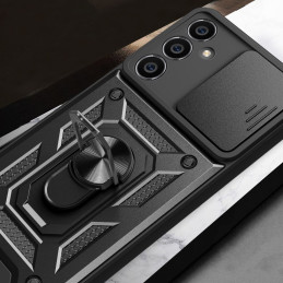 Tech-Protect CamShield Pro dėklas, skirtas Samsung Galaxy S23 FE - juodas