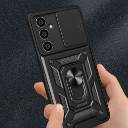 Tech-Protect CamShield Pro dėklas, skirtas Samsung Galaxy S23 FE - juodas