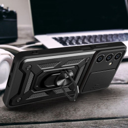 Tech-Protect CamShield Pro dėklas, skirtas Samsung Galaxy S23 FE - juodas