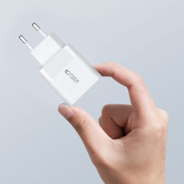 Tech-Protect C20W tinklo įkroviklis 2x USB-C PD 20W - juodas