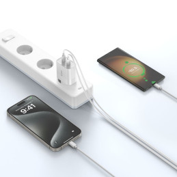 Tech-Protect C20W tinklo įkroviklis 2x USB-C PD 20W - juodas