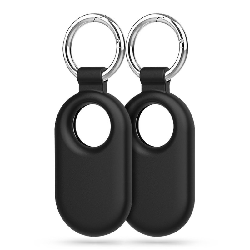 Tech-Protect Icon dėklas, skirtas Samsung Galaxy SmartTag 2 - juodas (2 vnt.)