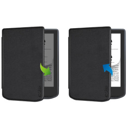 Tech-Protect SmartCase dėklas, skirtas PocketBook Verse / Verse Pro - juodas