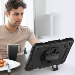 Tech-Protect Solid360 dėklas, skirtas Samsung Galaxy Tab A9+ 11.0 X210 / X215 / X216 - juodas