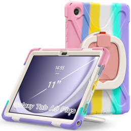 Tech-Protect X-Armor dėklas, skirtas Samsung Galaxy Tab A9+ 11" X210 / X215 / X216 - rožinė ir mėlyna