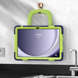 Tech-Protect X-Armor dėklas, skirtas Samsung Galaxy Tab A9+ 11" X210 / X215 / X216 - tamsiai mėlyna ir žalia