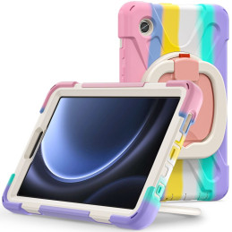 Tech-Protect X-Armor dėklas, skirtas Samsung Galaxy Tab A9 8,7" X110 / X115 - rožinė ir mėlyna