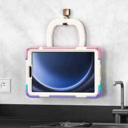 Tech-Protect X-Armor dėklas, skirtas Samsung Galaxy Tab A9 8,7" X110 / X115 - rožinė ir mėlyna