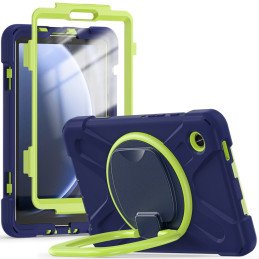 Tech-Protect X-Armor dėklas, skirtas Samsung Galaxy Tab A9 8,7" X110 / X115 - tamsiai mėlyna-žalia