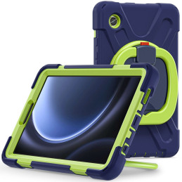 Tech-Protect X-Armor dėklas, skirtas Samsung Galaxy Tab A9 8,7" X110 / X115 - tamsiai mėlyna-žalia
