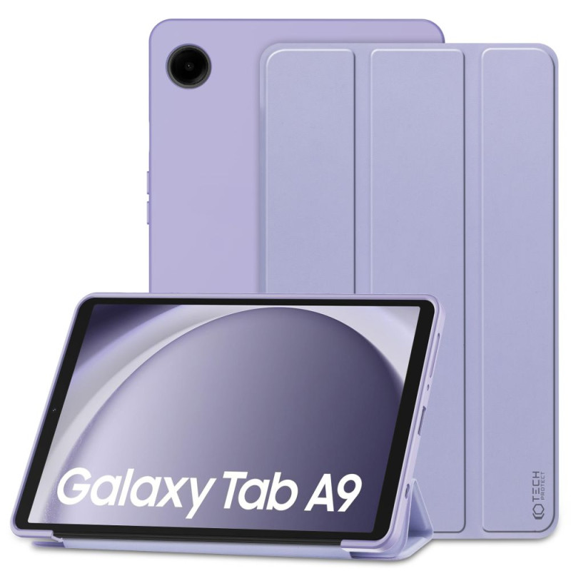 Tech-Protect SmartCase dėklas, skirtas Samsung Galaxy Tab A9 8,7" X110 / X115 - violetinė