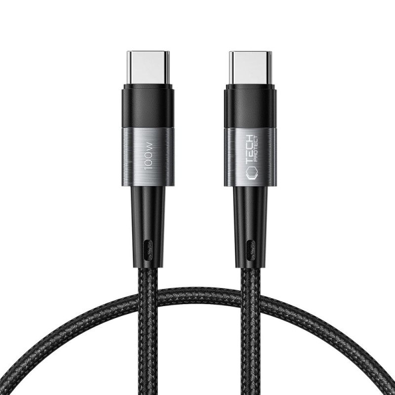 Tech-Protect UltraBoost USB-C / USB-C PD laidas 100W 5A 0,5m - pilkas