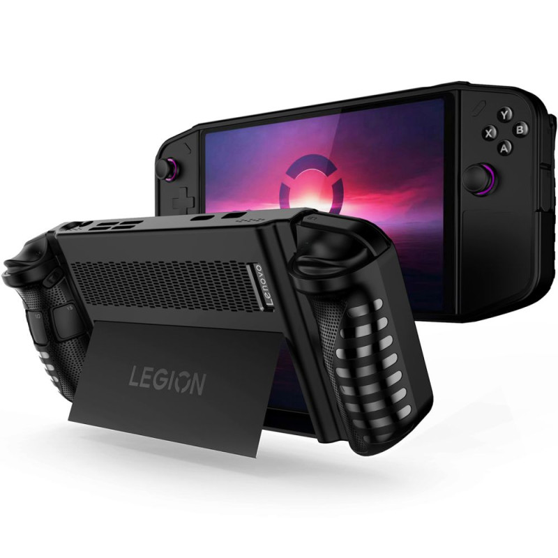Tech-Protect TPUCarbon dėklas, skirtas Lenovo Legion Go - juodas