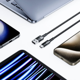 Tech-Protect UltraBoost USB-C / USB-C laidas 66W 6A 3m - pilkas